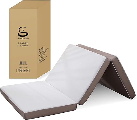 Amazon Amazon限定ブランド Sleep Life マットレス 高反発 三つ折りマットレス 敷布団 マルチマットレス カバー洗える 通気性 腰 負担 軽減 収納しやすい 肌触りよい エコテックス認証 厚さ10mm シングル 3f Topper 折りたたみマットレス オンライン通販