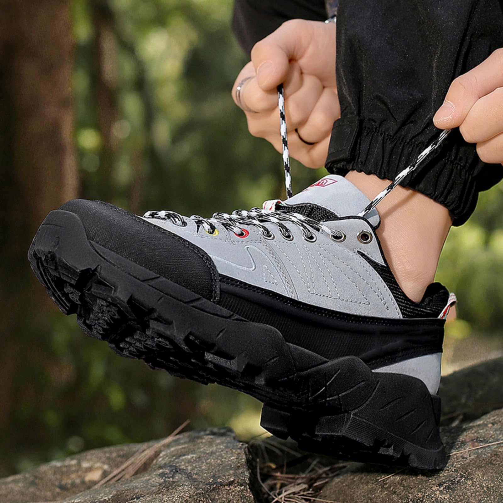 Męskie buty trekkingowe platformie wodoodporne buty trekkingowe