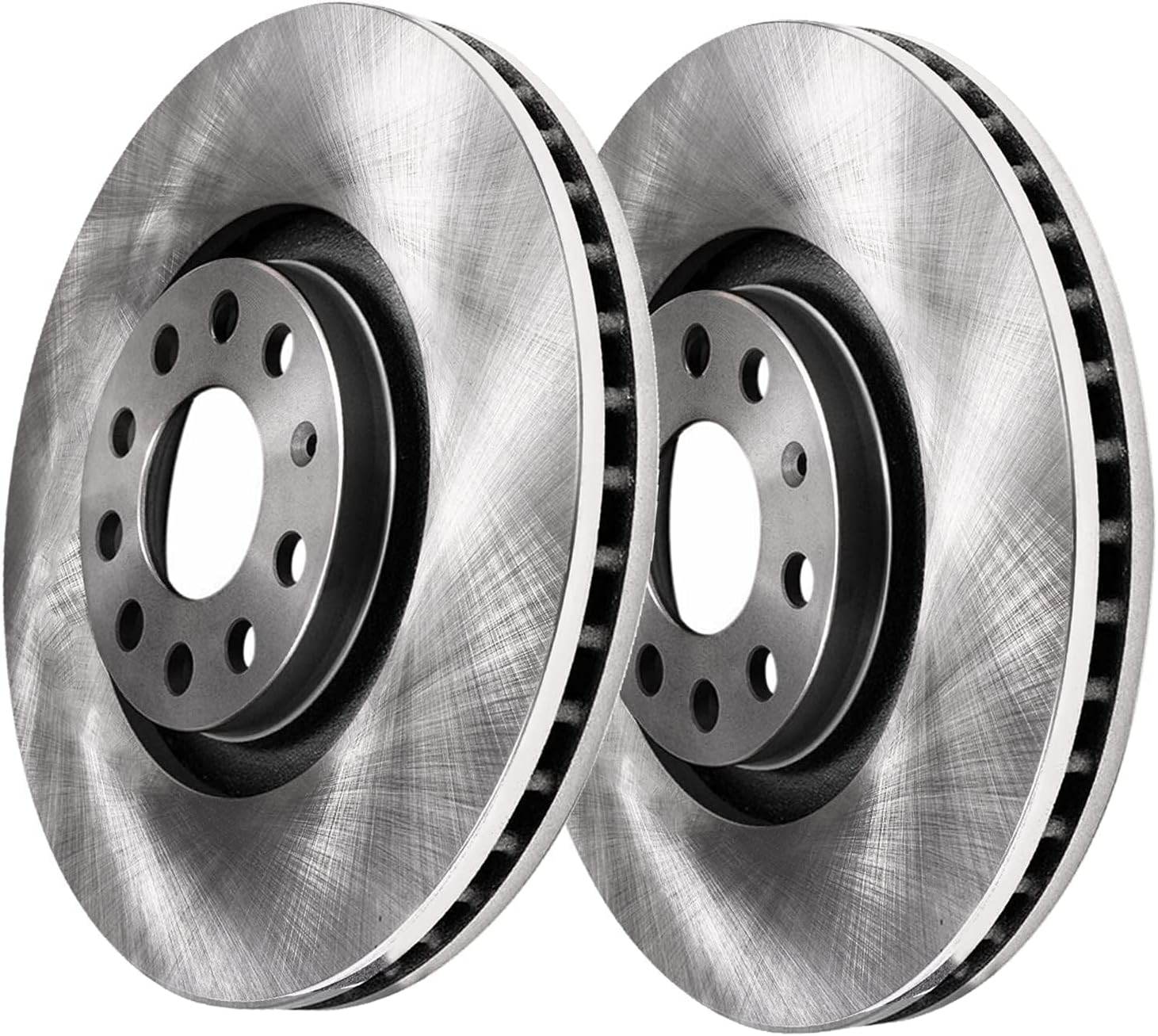 Detroit Axle - Brake Rotors for Volkswagen 2011-2018 Jetta, Disc Brake Rotors 2012 2013 2014 Replacement : 11.02" inch Front and 9.96" inch Rear Rotor