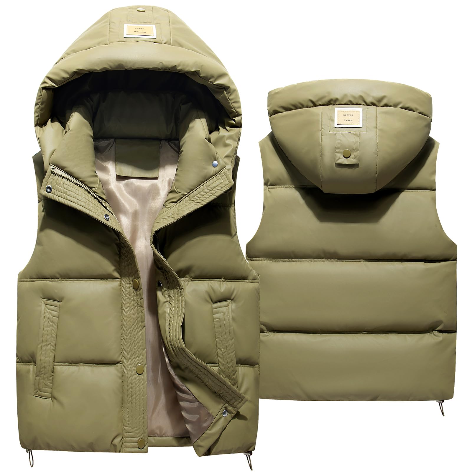 SEAUR Gilets en Duvet Enfant Garçon 3-13 Ans Manteau sans Manche Fille Garçon Chaud Doudoune sans Manches Léger Automne Hiver