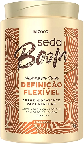 Seda Creme para Pentear Boom Definição Flexível 1 kg