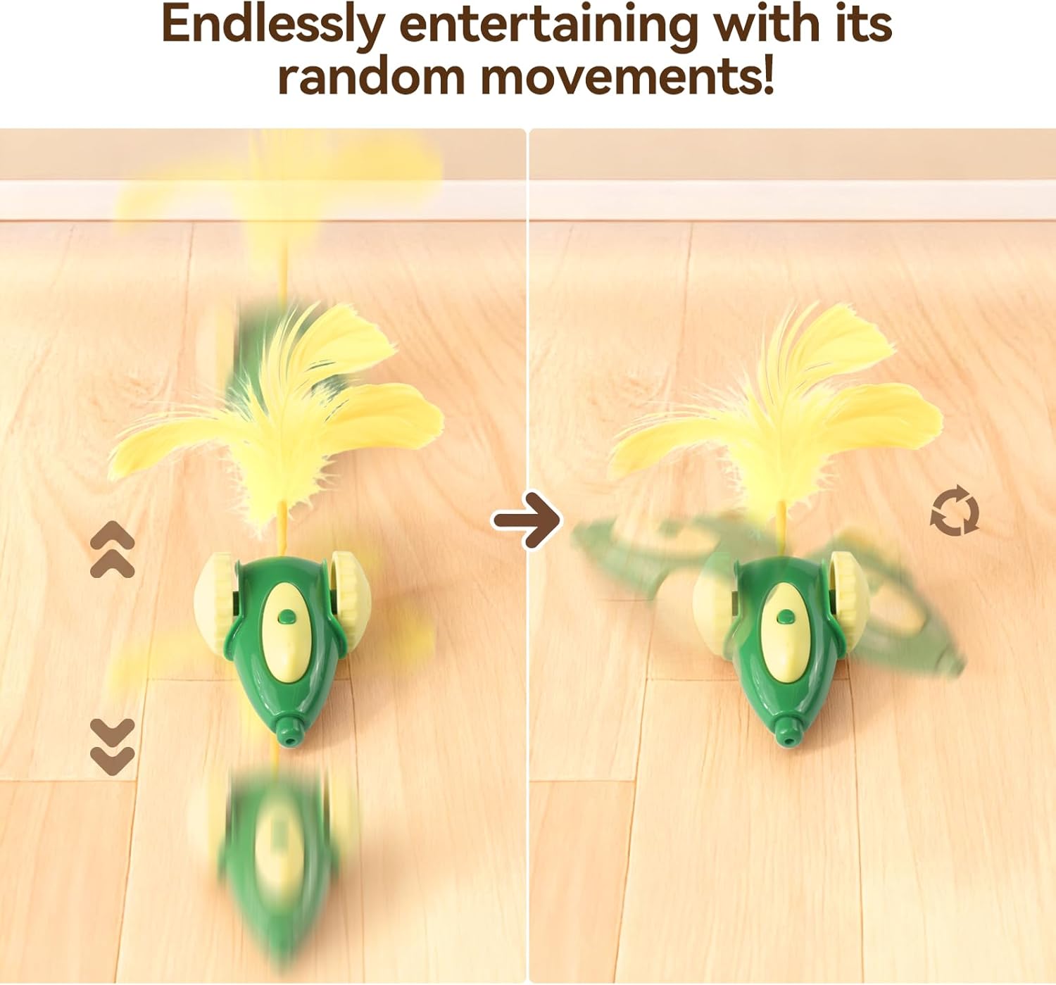 cat Toy, Automatic Interactive Migicar Toy Like a Mouse,