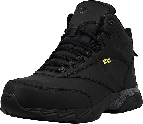 Miniatura 4 de Reebok Met Guard - Botas de senderismo atléticas impermeables con puntera compuesta, color negro