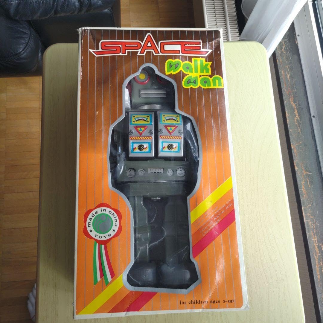 ブリキロボット　スペースウォークマン　ブラック ブリキ|スペースウォークマン ロボット|HARDOFFオフモール