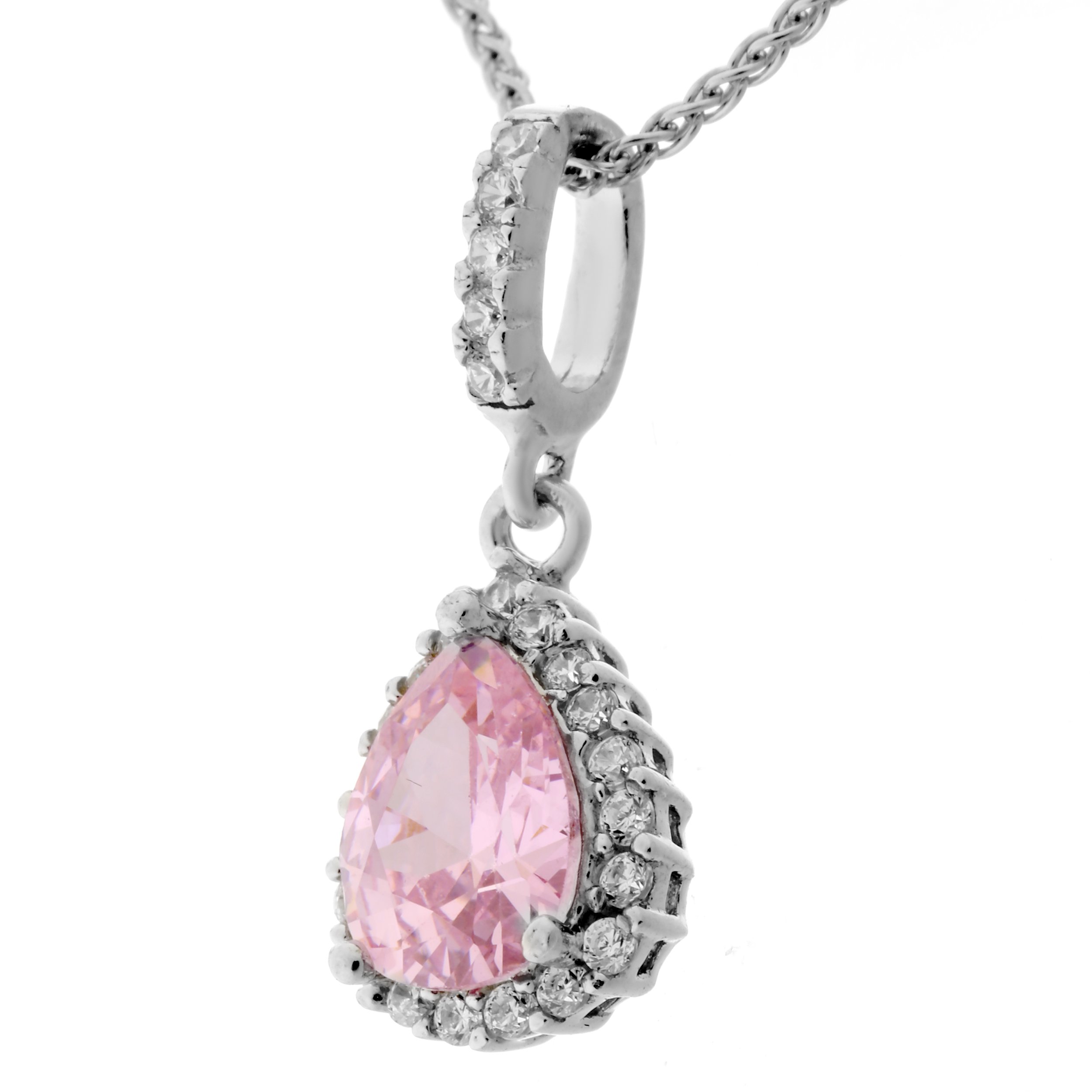 Orphelia Women's 925 Sterling Silver Chain with Pendant of Length 42-45cm ZH-7226/PI