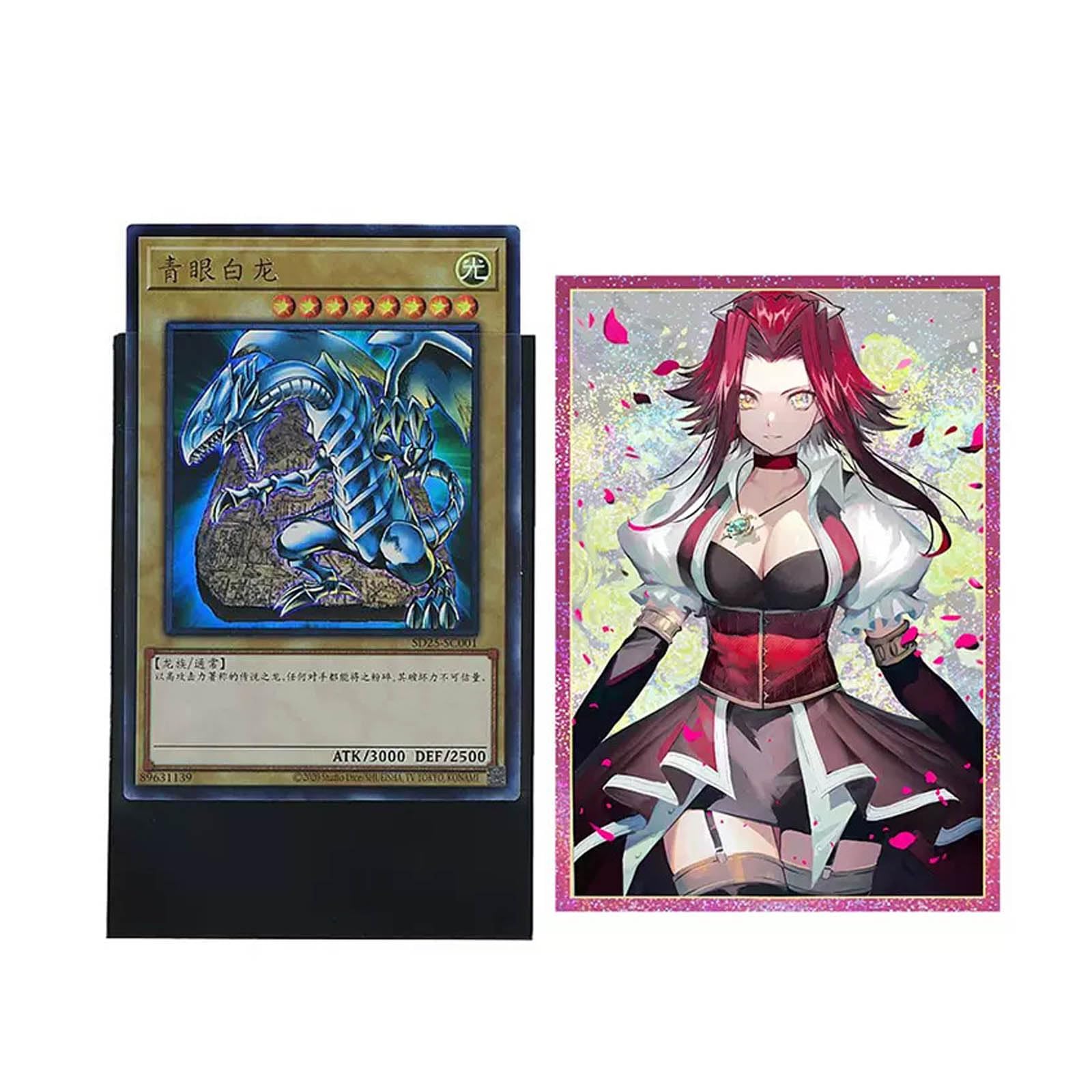 50ct (Akiza Izinski) Holographic Top Loading Trading Card Sleeves for  YuGiOh/Japanese Art Anime Printing Card Sleeves Protectors 63x90mm (A10) :  Amazon.com.au: Toys & Games