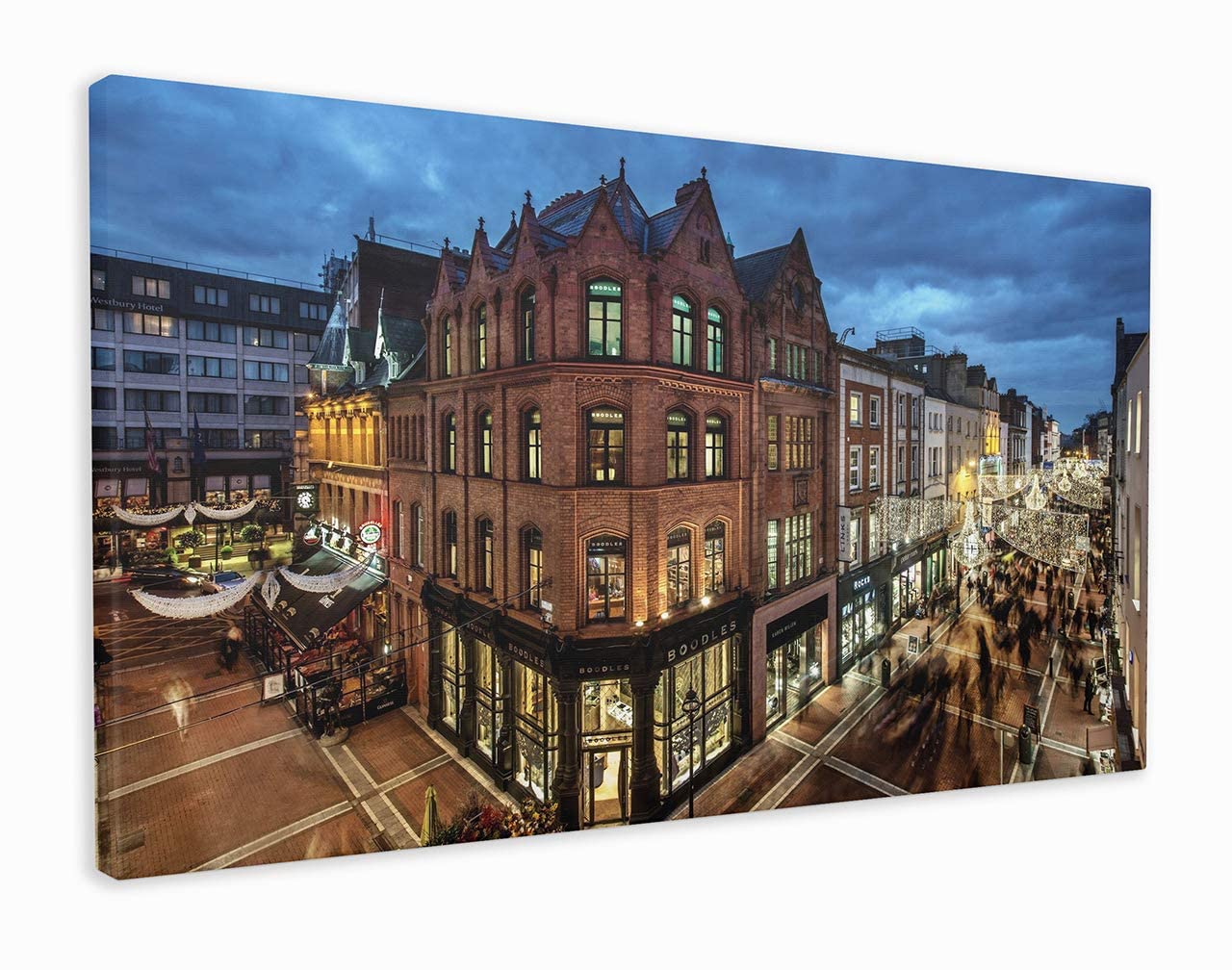 M2m Prints Canvas Picture Print Of Irish Capital Dublin City | Desertcart  Cyprus