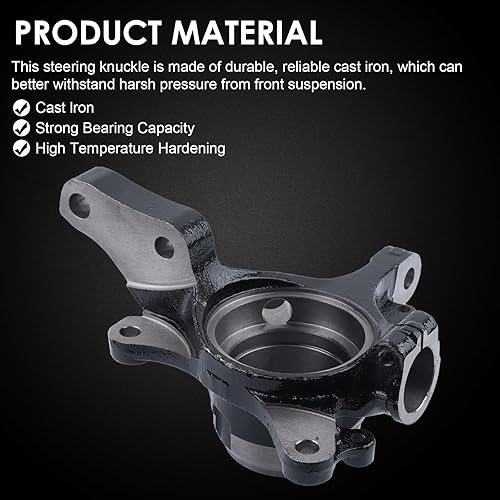 Miniatura 4 de vks Manguito de dirección de suspensión delantera para Subaru Baja 2003-2006, Forester 2000-2008, Impreza 2000-2007, Legacy 2000-2004, Outback