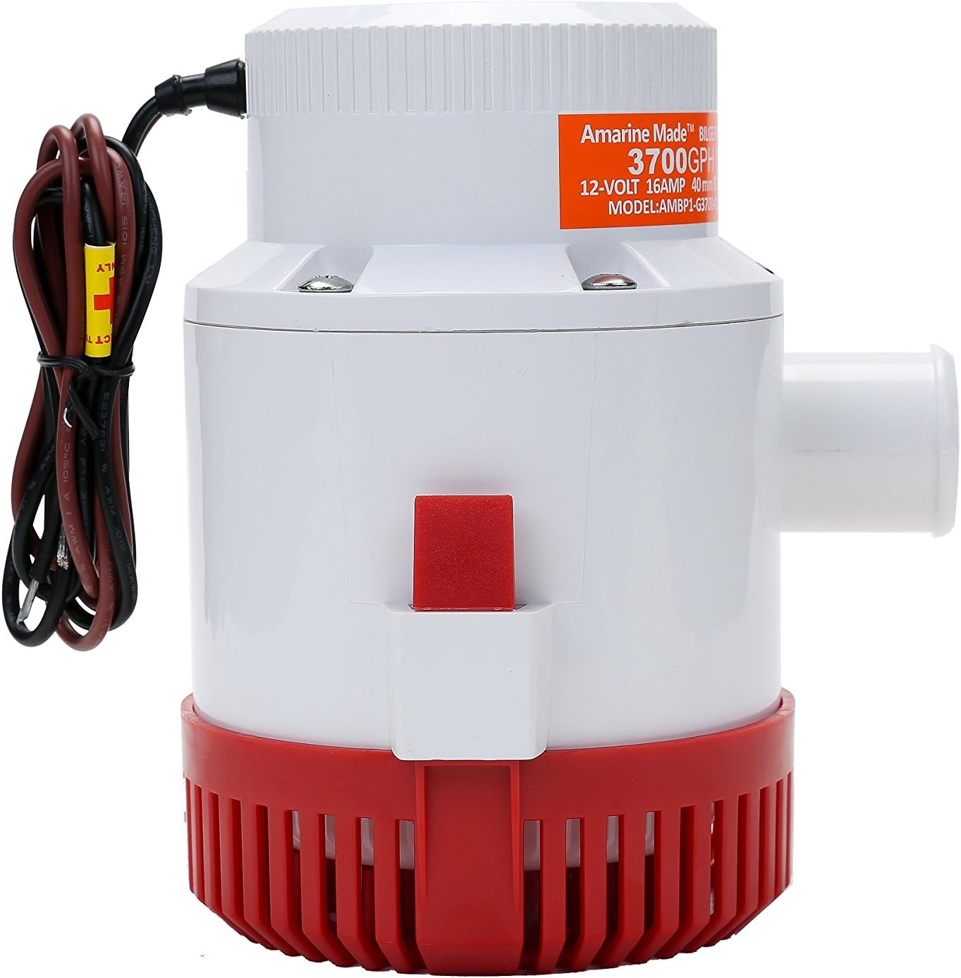 Amarine Made 3700 GPH 12v Boat Marine Plumbing Electric Bilge Pumps (3700gph 12v)