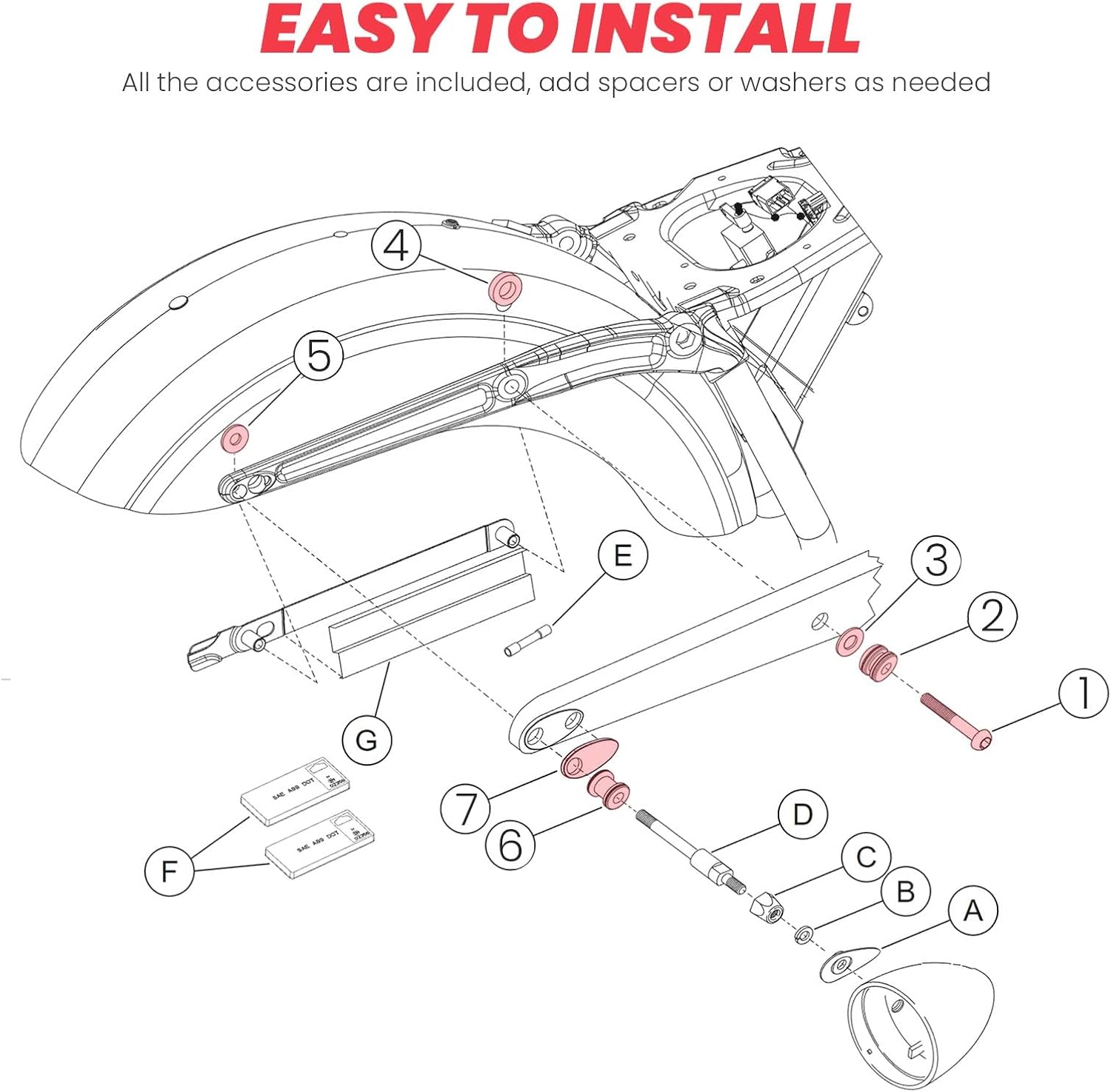 Backrest Sissy Bar compatible with Harley Davidson Dyna Street Bob FXDB Low Rider FXDL FXDLS 2006-2017 Super Glide FXD 06-14 Wide Glide FXDWG 06-08 FXDSE 07-08