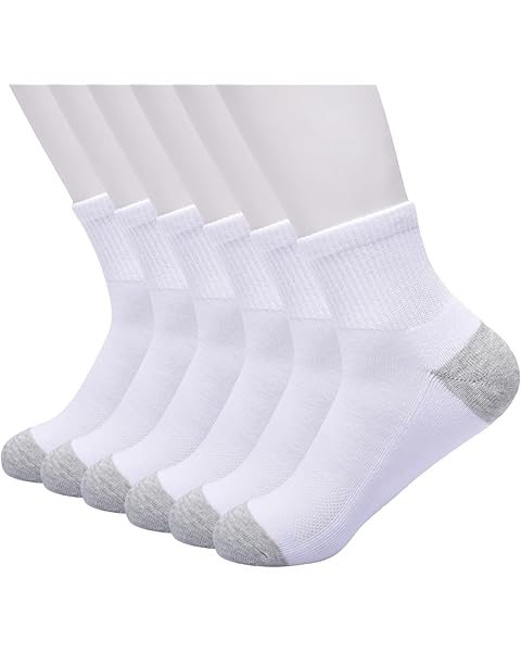 GAP Men's Quarter Cut Soft & Stretchy Ankle Socks (Multi-Pack)