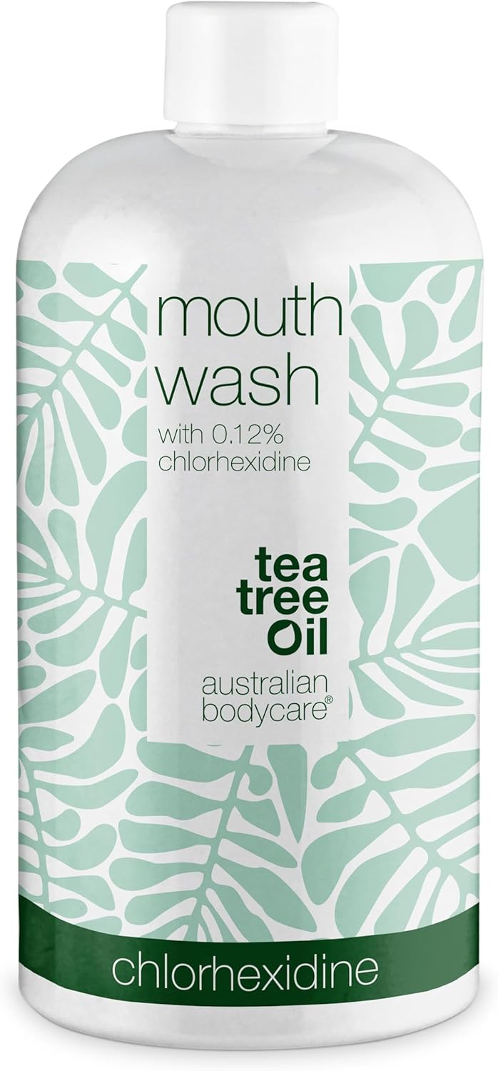Mouthwash with Chlorhexidine & Tea Tree Oil 500 ml Cares for and