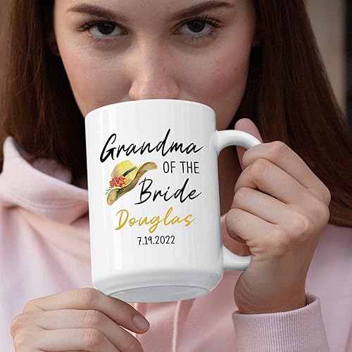 Vista 77 de Regalo personalizado para hermana del novio, taza de hermana del novio, taza de boda personalizada para hermana del novio, regalo de boda para Taza