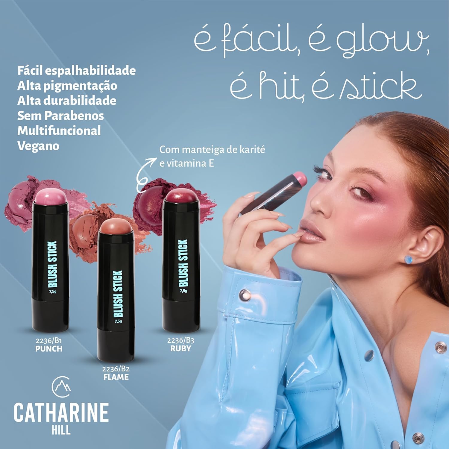 Catharine Hill - Blush Stick - Blush em Bastão Cremoso
