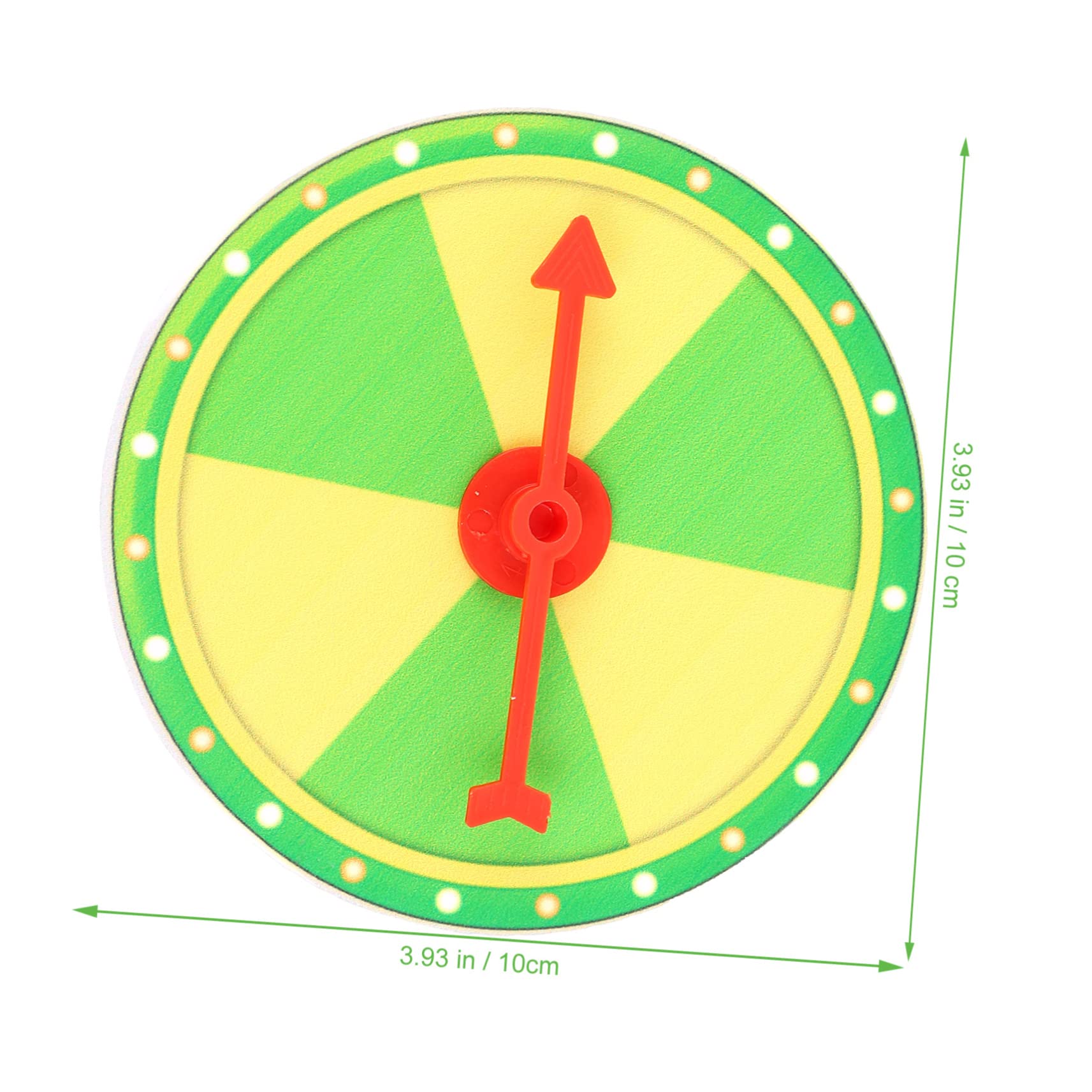 Yardwe Tabletop Prize Wheel Fun Teaching Tool for Boys and Girls and Adults Ideal for Events