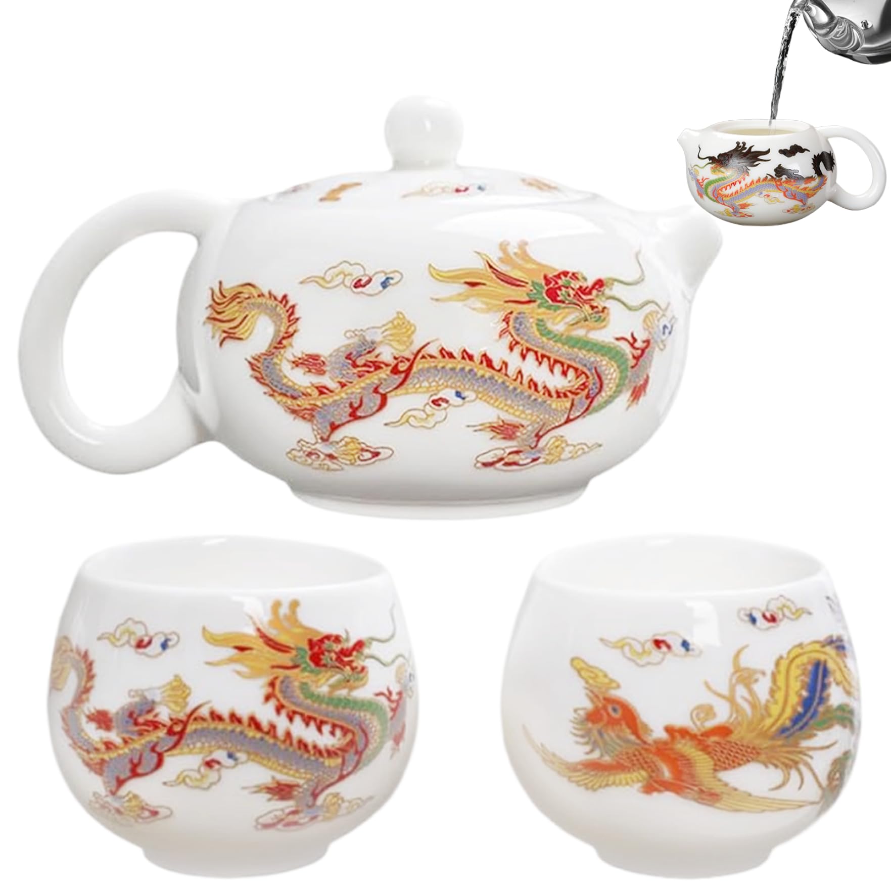Théière chinoise à couleurs changeantes pour vos rituels Kung Fu