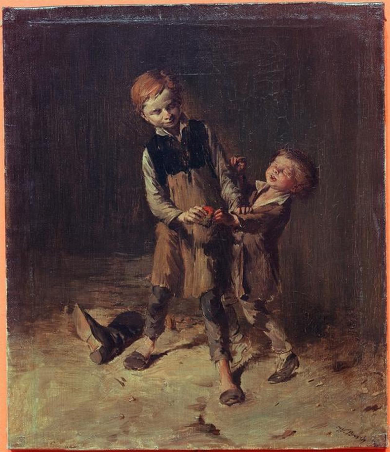 POSTERIIk Famous Modern Artwork Art Mural Two shoemaker boys bellows by Wilhelm Busch Oil Paintings Pictures for Home Decor 60x90cm