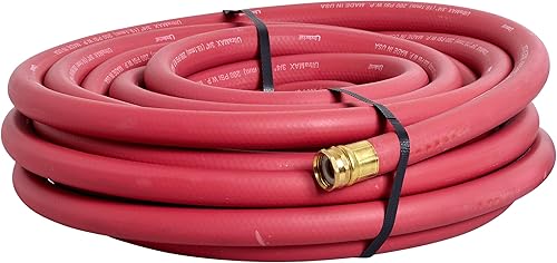 Vista 12 de Underhill UltraMax Manguera de agua comercial para jardín, 100 pies, goma, flexible, antitorceduras, 200 psi WP, 800 psi BP, H10-100, 1 pulgada x