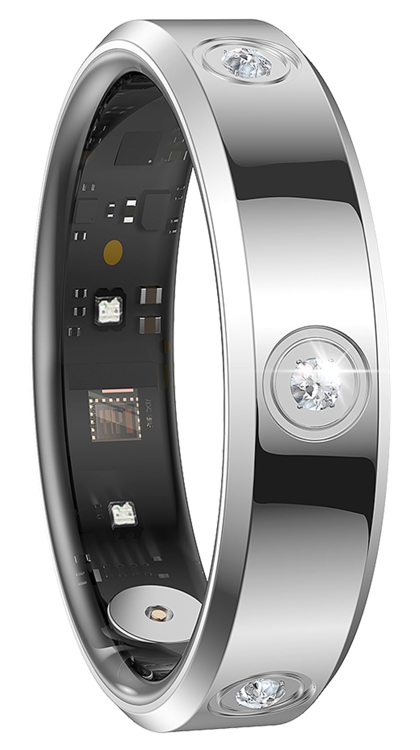 findtime Smart Ring - Anneaux de fitness ultra étroits - Moniteur de fréquence cardiaque - Moniteur de sommeil - Oxygène dans le sang - Moniteur de santé - Compteur de pas de calories - Podomètre