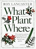 What Plant Where