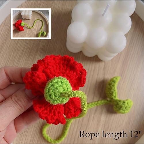 Miniatura 6 de ShaKaLa 2 marcadores de libro hechos a mano con clavel, bonita planta estética, marcadores únicos a granel para amantes de los libros para mujeres