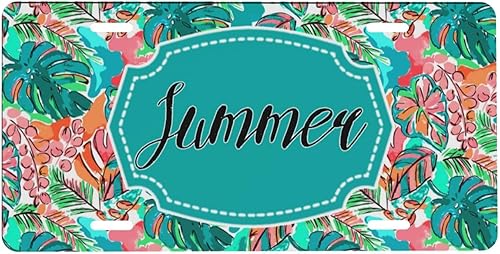 Miniatura 16 de Placa de matrícula delantera de árbol de vidrio emplomado para mujeres, placas de vanidad para autos, cubierta de placa de matrícula de metal de