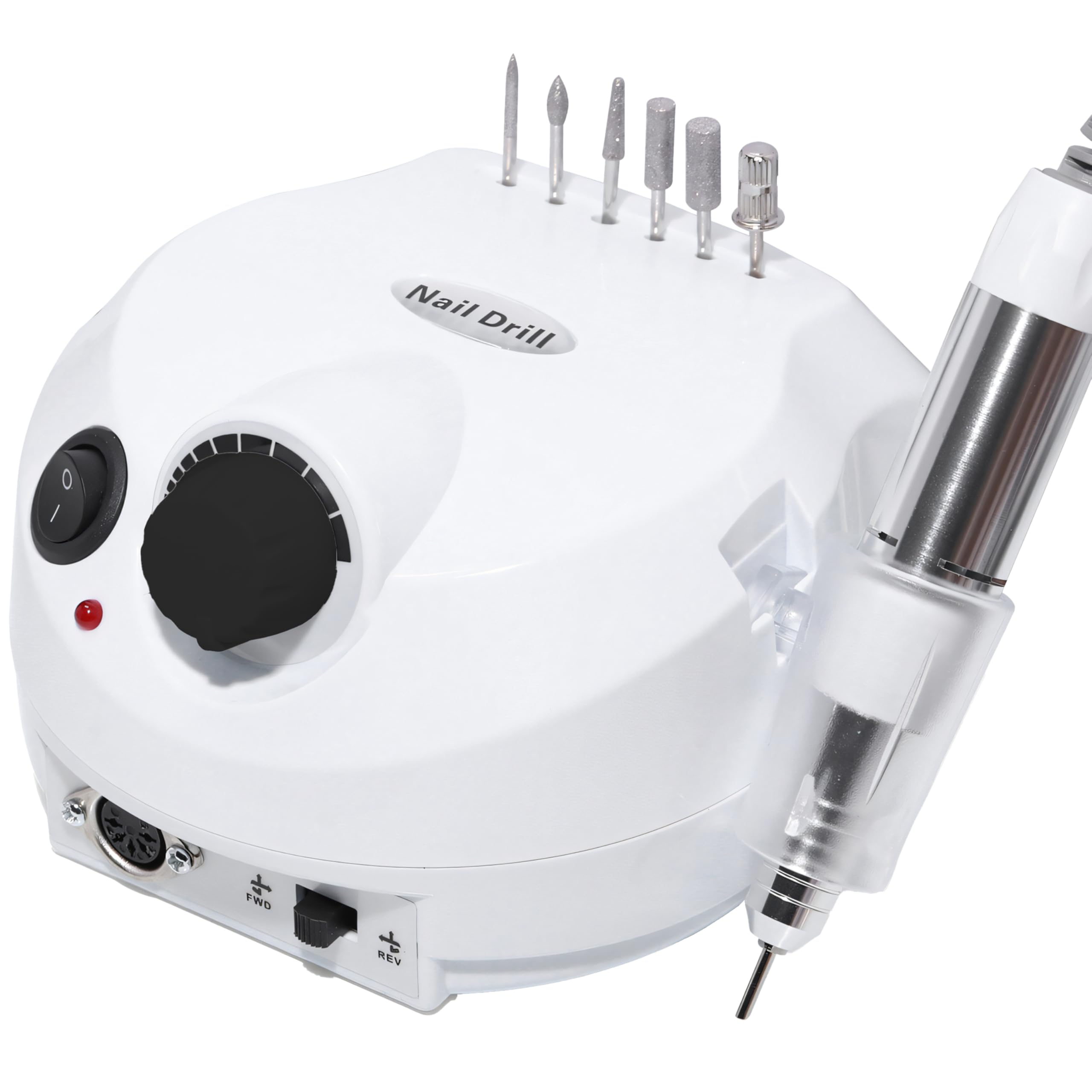 Retoo 45000RPM 65W Electric Nail Drill Bit Set of 48 Tips Electric Nail Grinder for Gel Nails, Acrylic Nails, Manicure and Pedicure with Pedal and Rotation Direction Change-image-35