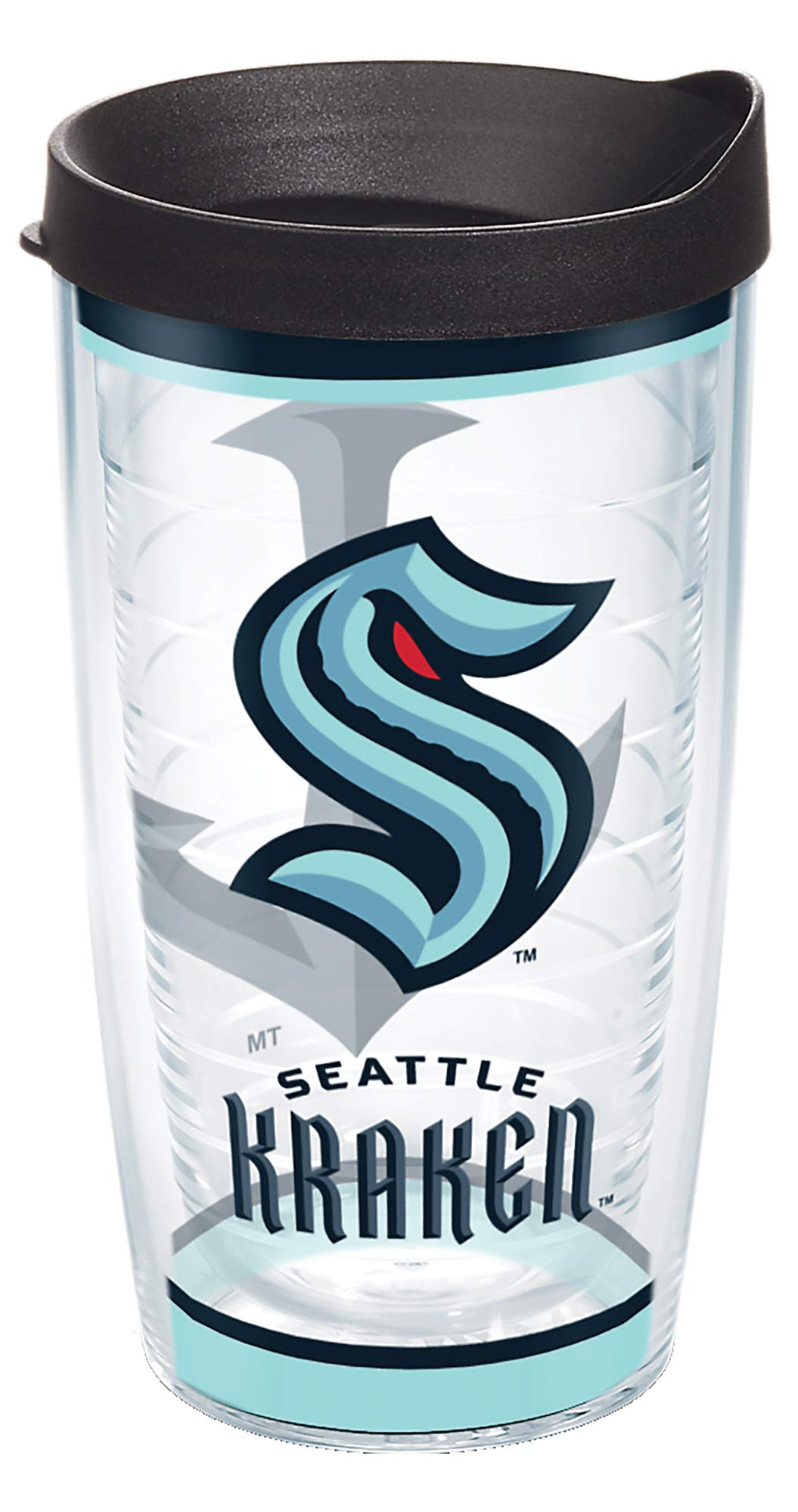 Tervis Made in USA Double Walled NHL Seattle Kraken Insulated Tumbler Cup Keeps Drinks Cold & Hot, 16oz, Tradition