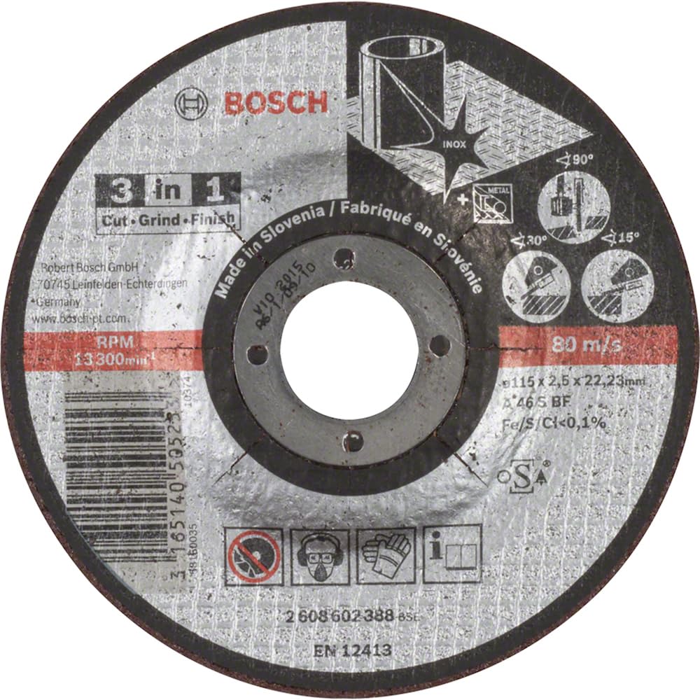 Bosch Accessories Professional 1x 3-in-1 Trennscheibe Gekröpft 