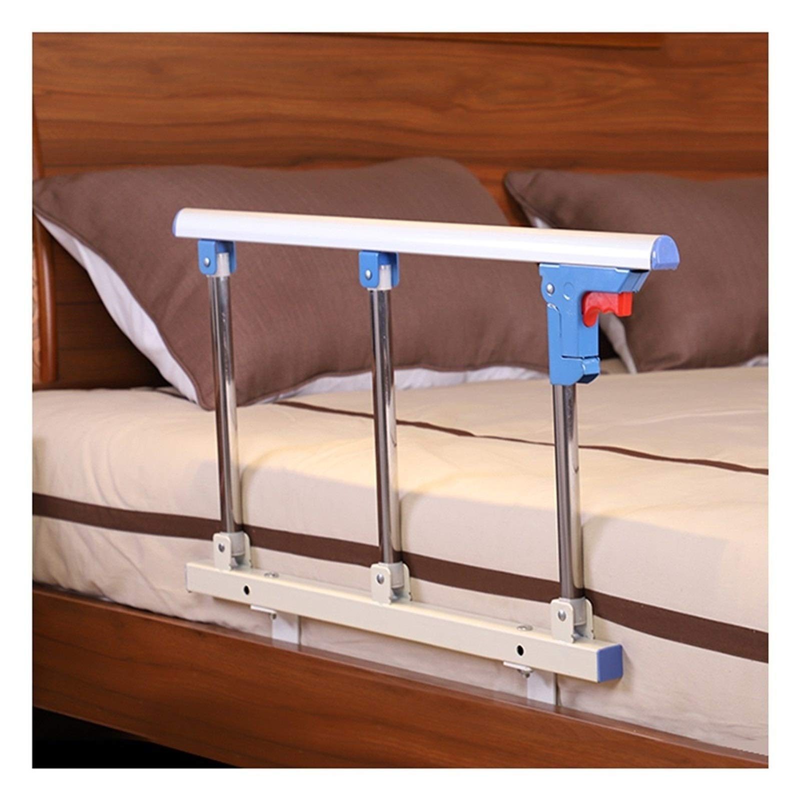 Barandilla de Seguridad Lateral para Cama de Ancianos, barandilla de Seguridad Plegable para Adultos y niños, barandilla de Seguridad para discapacitados, Barra de Apoyo para colum