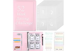 52 Week Money Saving Challenge Binder: The Ultimate Guide to Saving Money...