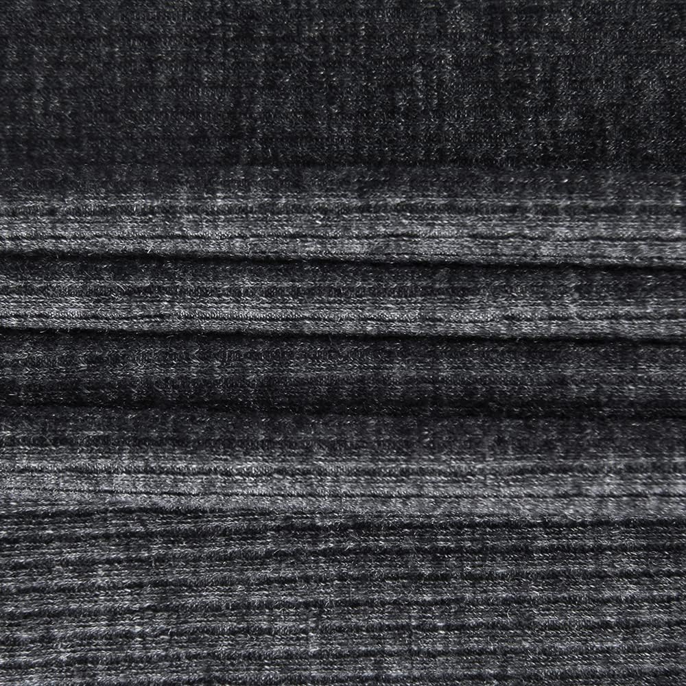 Roselux Women Long Sleeve Scoop Neck Ribbed Fitted Knit Shirt Basic T-Shirts - Image 4