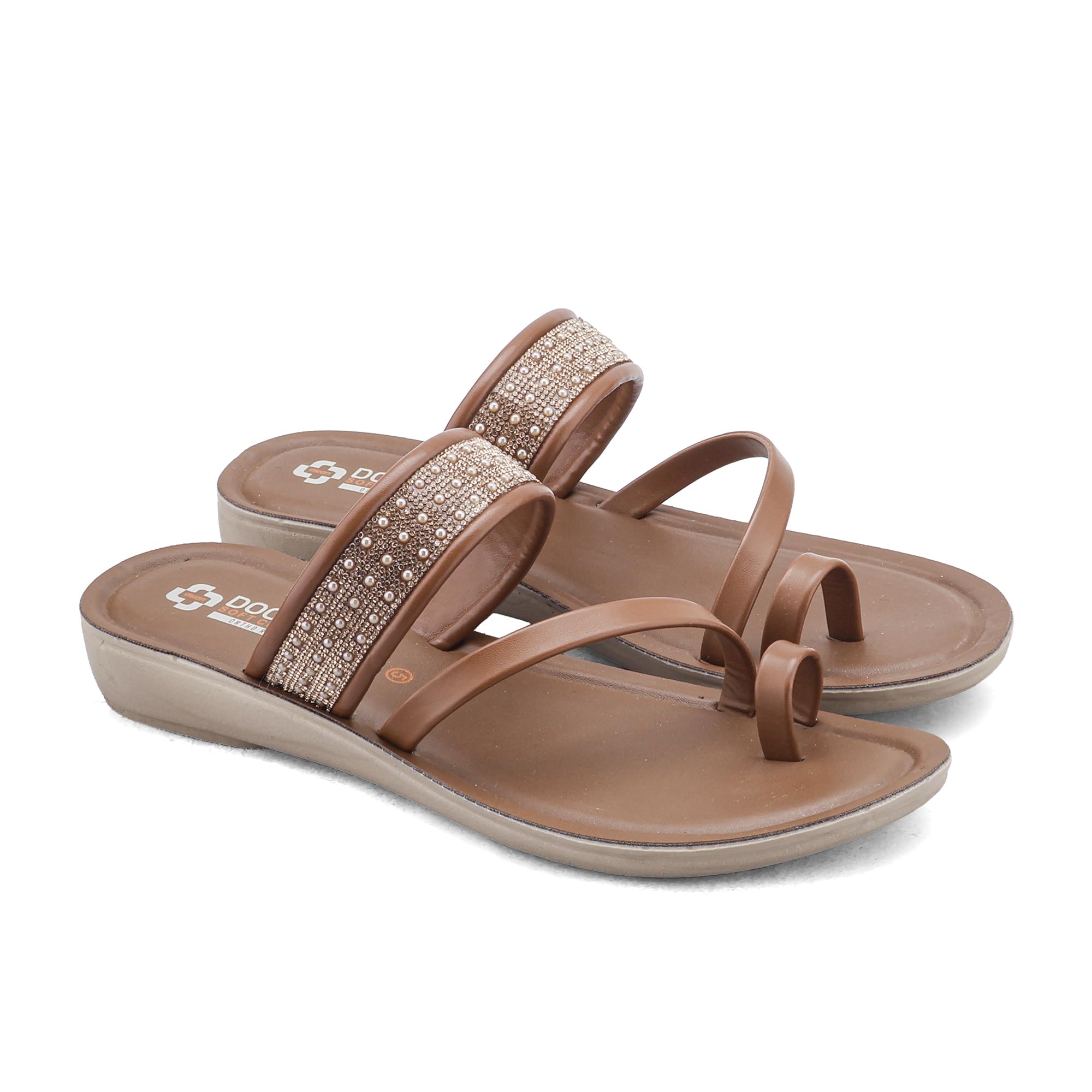CPL-01 Women’s Dr. Soft Cushion Slippers with Stylish Strap Design | Comfortable, Lightweight Daily Wear Flats for Women and Girls-image-42