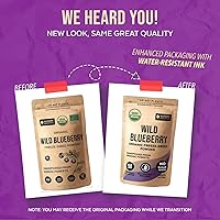 Vista 8 de Numami Wild Blueberry Powder Organic, USDA Certified, for Smoothies, Baking and Flavoring, Rich in Antioxidants, Organic Blueberries are Handpicked