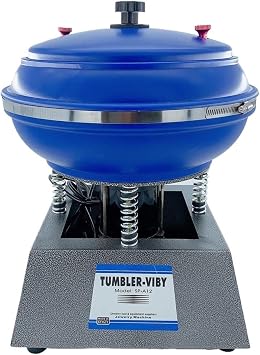 6.2L Jewelry Machine Vibratory Tumbler, Vibrating Rock Tumbler,Vibration Polishing Machine Low Noise, High Speed Grinding
