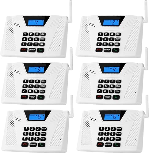 Miniatura 9 de Intercomunicadores inalámbricos para el hogar actualizados, intercomunicador manos libres de 5300 pies, intercomunicadores bidireccionales en tiempo