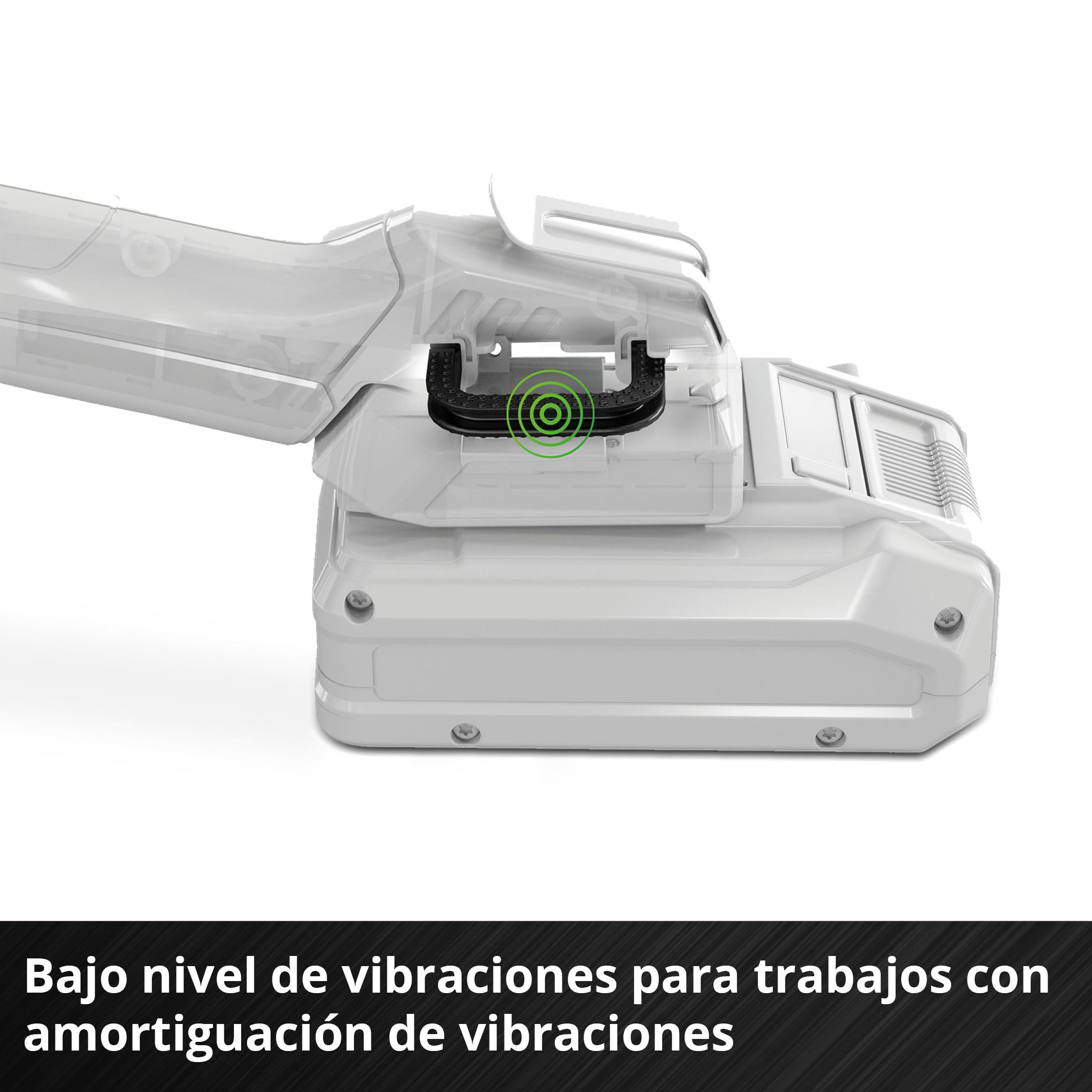 Einhell Sierra de ramas con batería GE-GS 18/150 Li-Solo Power X-Change (18V, 100mm espesor de corte máx, 20 mm altura carrera, estribo de rama desmontable, incl. 2 hojas de sierra, sin batería)