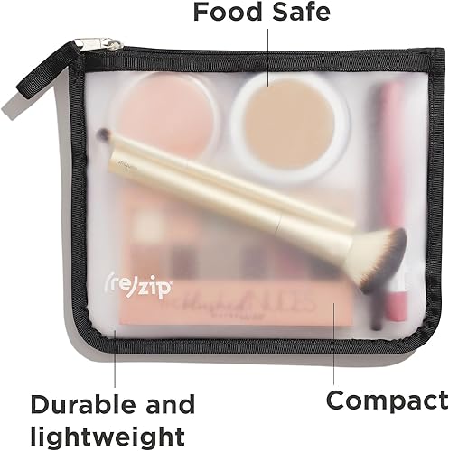 Miniatura 6 de (re)zip Colección de kit de viaje  Juegos de bolsas reutilizables de varias piezas para el cumplimiento de la TSA, aperitivos, artículos de tocador