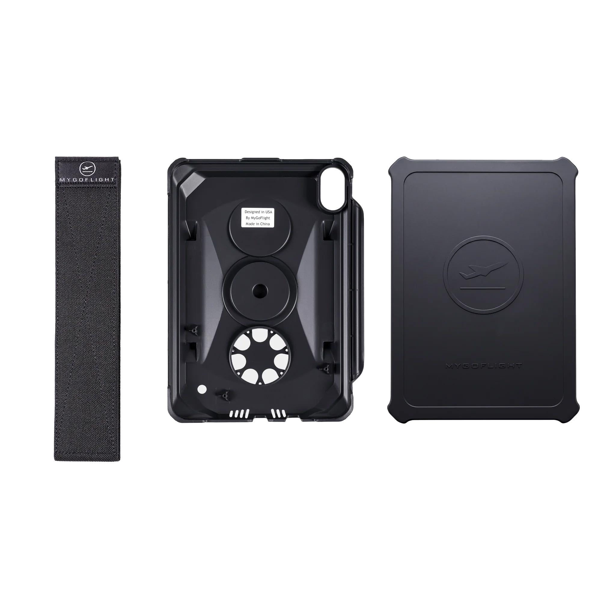 iPad Mini 6 Polycarbonat Pilot Knieboard und montierbare Everyday Case - Kompatibel mit MGF Yoke und Saugnapf Sport Adapter
