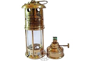 100% Working Carbide Lamp 7&quot; Oil Lantern for Maritime Ship Boat