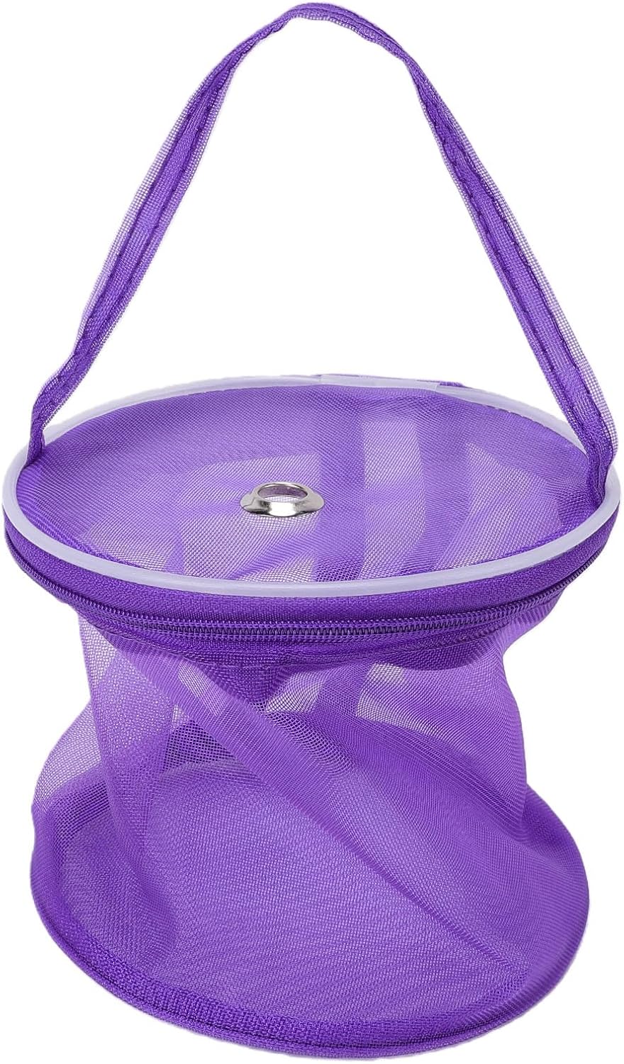 POCREATION Yarn Storage Bag Mini Portable 13.5 x 13 cm Mesh Window