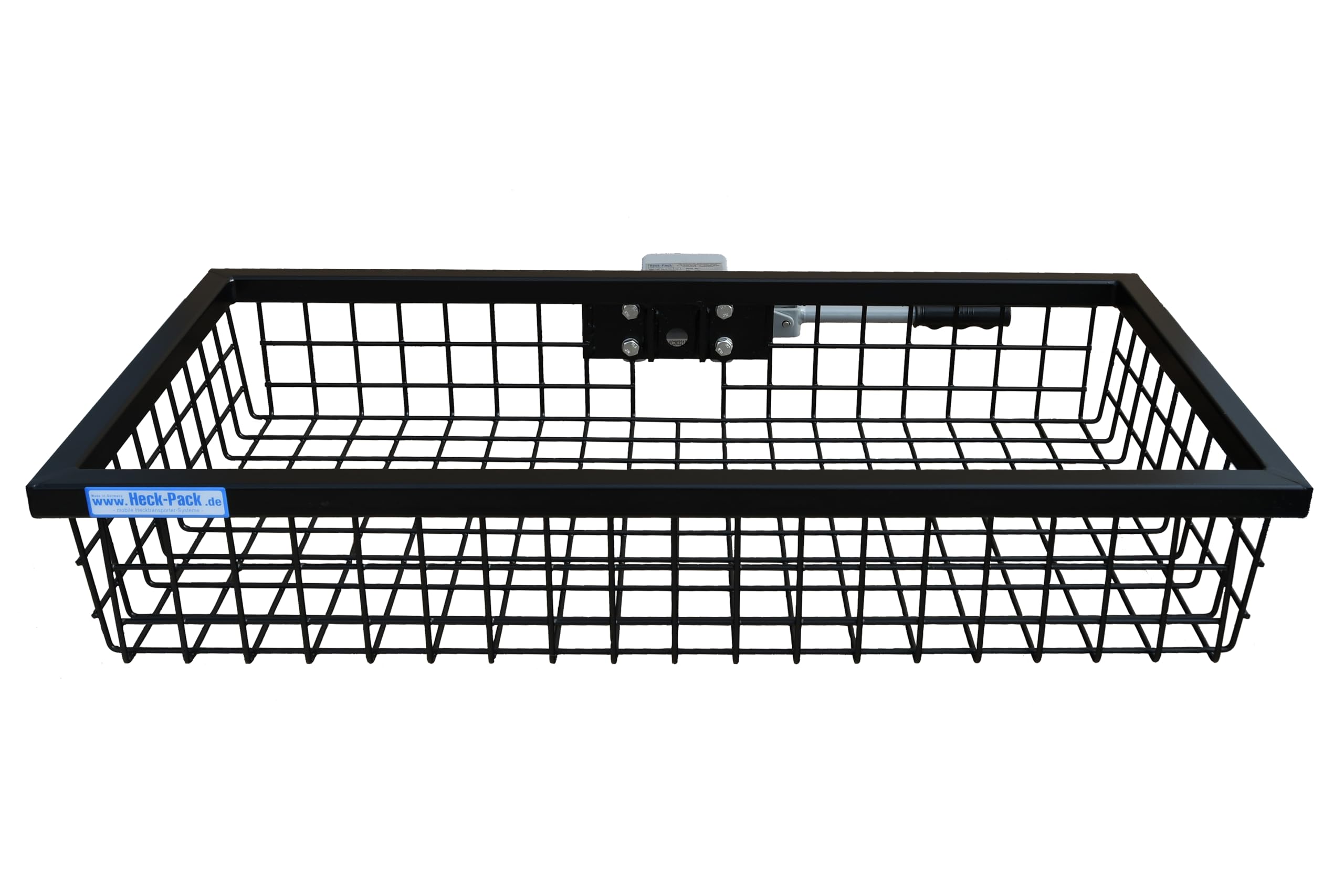 Heck-Pack | Wildträger, Heckträger, Hecktransporter mit ECE-Zulassung | schwarz mit Schnellverschluss | Made in Germany (Schwarz, 1200x500x125, Nur Träger)