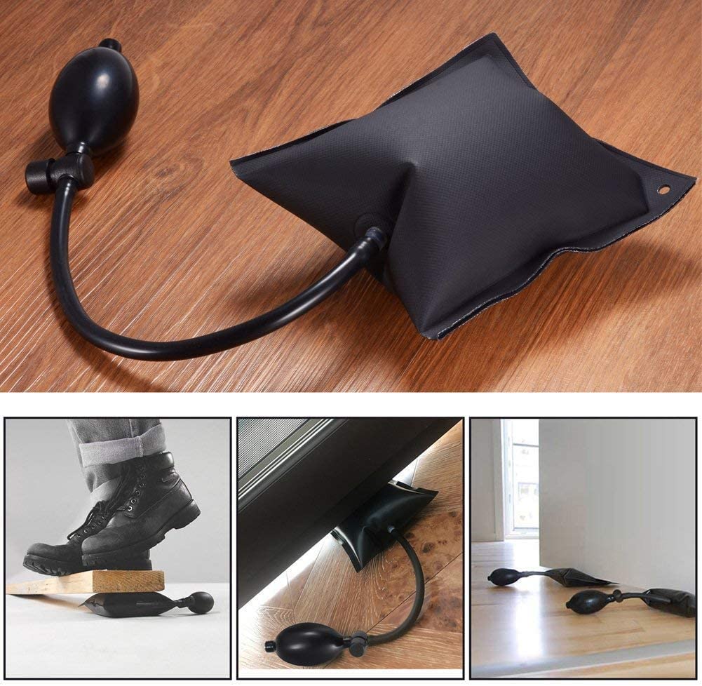 Cuneo di aria Sacchetto di Pompa, Professionale di Livellamento 3 Pacchetto Forte Cuneo di Aria Sacchetto di Kit, auto porta e finestra di installazione (3 PCS Sacchetti di aria)