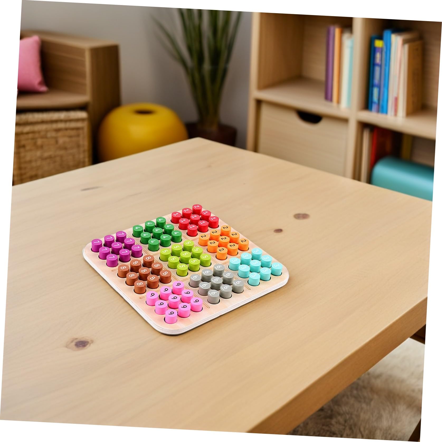 Juguete de Sudoku de Madera 1 Juego Educativo para Niños Decoracion Colegio