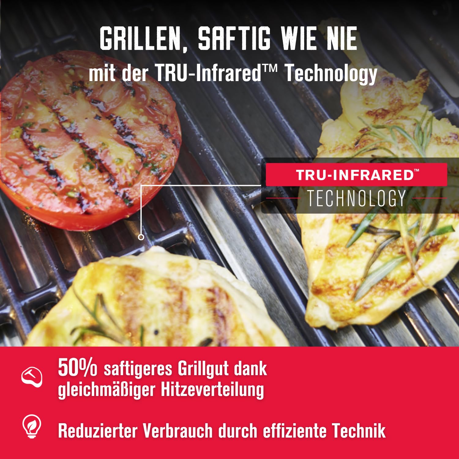 Char-Broil Gasgrill Advantage PRO S - 2 Brenner, TRU-Infrared Technology, 900°C Sear-Brenner, Gusseisen Roste - Ideal für draußen, Garten, Terrasse