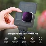 NEEWER ND/PL Filter Set Compatible with Insta360 ACE PRO, 4 Pack ND8/PL ND16/PL ND32/PL ND64/PL Action Camera Accessories CPL Polarizing and ND Filter 2 in 1, Neutral Density and Polarizer Filter Kit