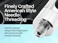 Vista 2 de Jeringa dental 0.1 fl oz de acero inoxidable Jeringa de inyección dental Instrumento dental por ARTMAN