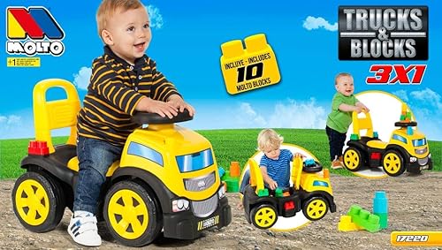 Miniatura 2 de Molto 198773 - Paseo en bloques Trucwith Multicolor