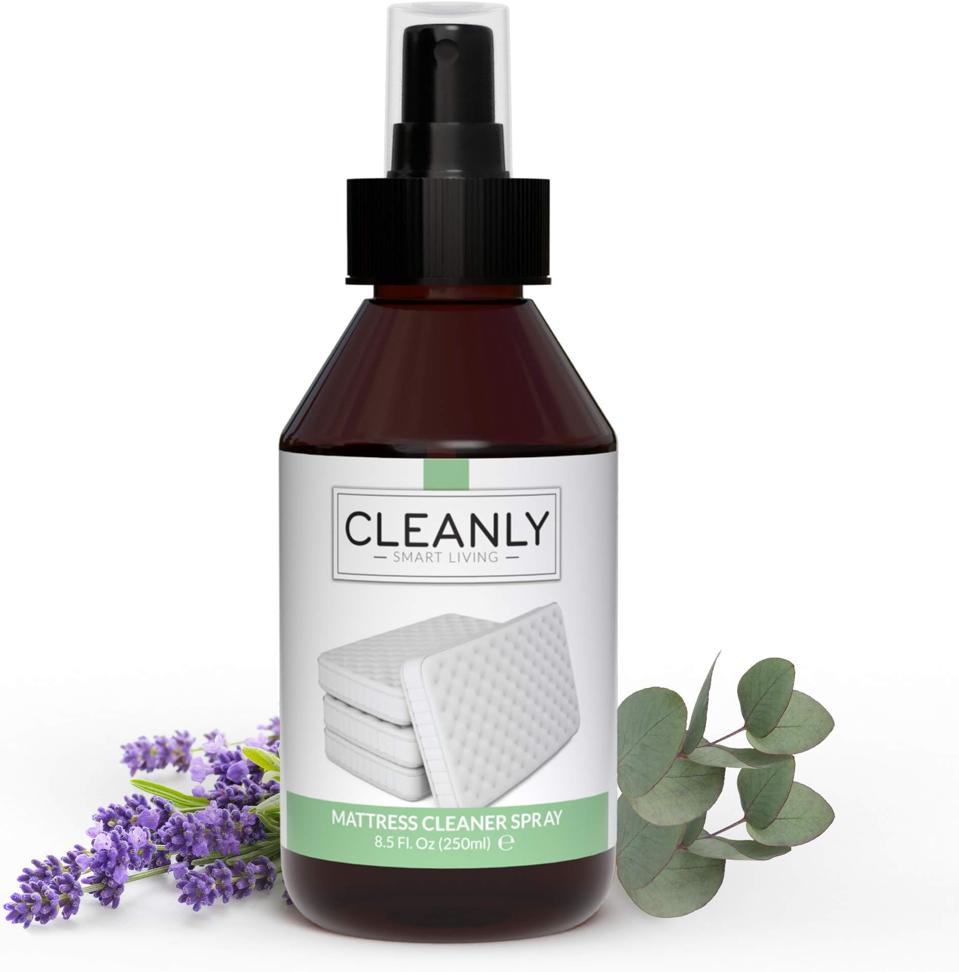 Natural Mattress Cleaner Spray - Odour Neutraliser & Fabric Cleaner On Bedroom Furniture, Bed Sheets & Mattress Topper - Ideal Sofa Cleaner Spray, Fabric Freshener Spray, Carpet Cleaner, 250ml