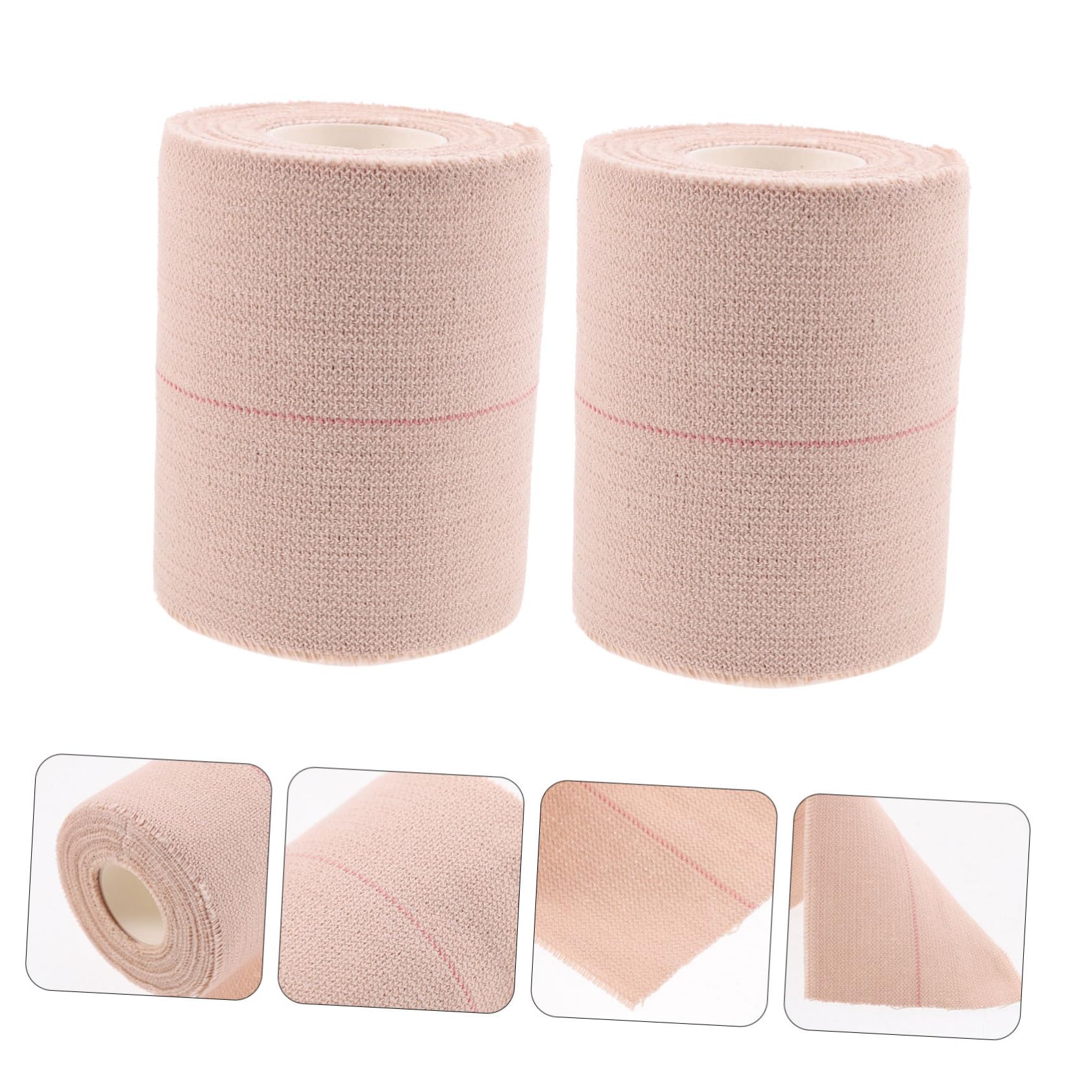 5 Sätze Verband Finger Selbstklebender Verband Hautfreundliche Bandage Handgelverband Selbstklebende Wraps Ausbildung Wickeln Baumwolle 2 Rollen * 5